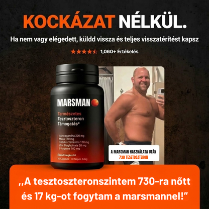 MARSMAN™ - Természetes tesztoszteron támogatás